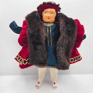 Vintage Peggy Nisbet King Henry VIII Doll - For Repair